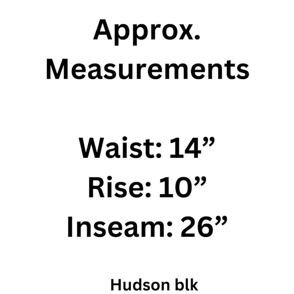 Hudson Blair High Rise Bootcut Jeans Black Size 26 - Picture 8 of 8